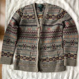 Lauren Ralph Lauren hand knitted cardigan